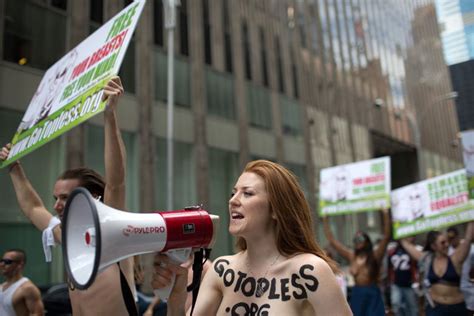 GoTopless: Topless protestors free the nipple in 60 cities ...